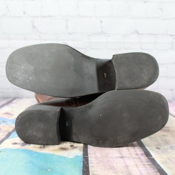 NICOLE Boho Tall Riding Boots Side Zip Shoe 7.5 M - Picture 11 of 11